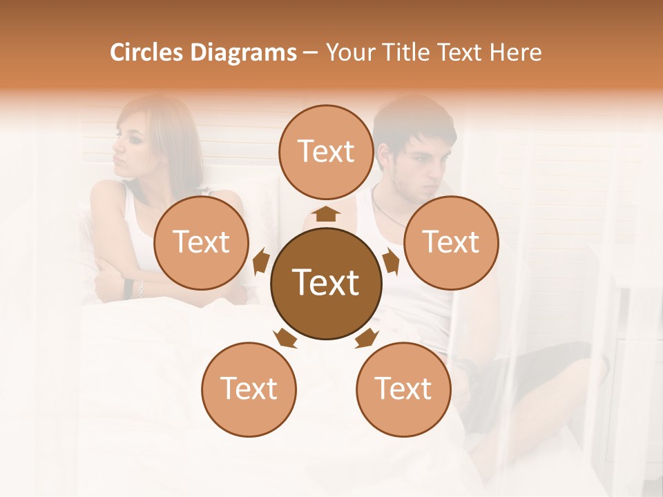 Cover Liegend Relationship PowerPoint Template