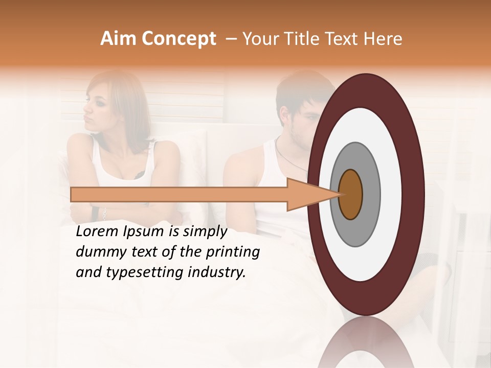 Cover Liegend Relationship PowerPoint Template