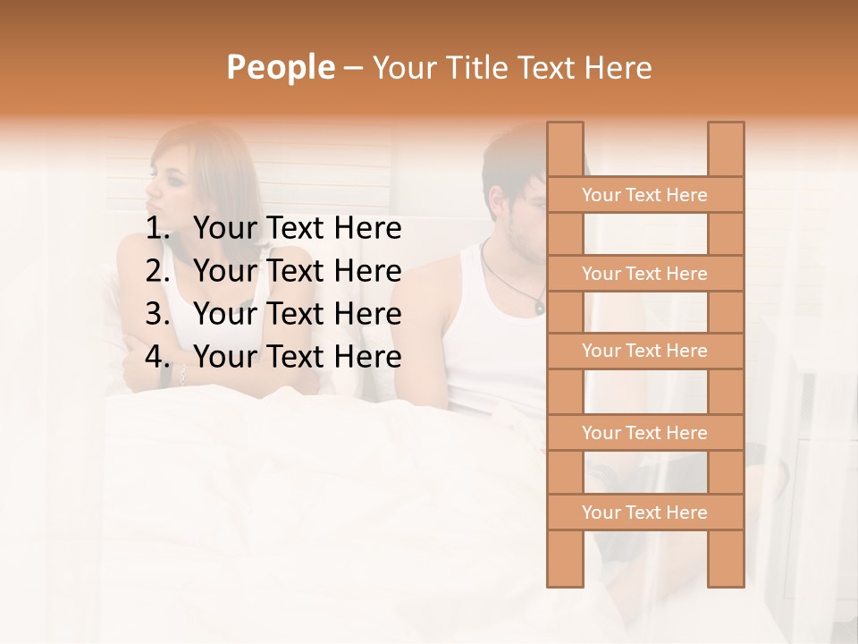 Cover Liegend Relationship PowerPoint Template