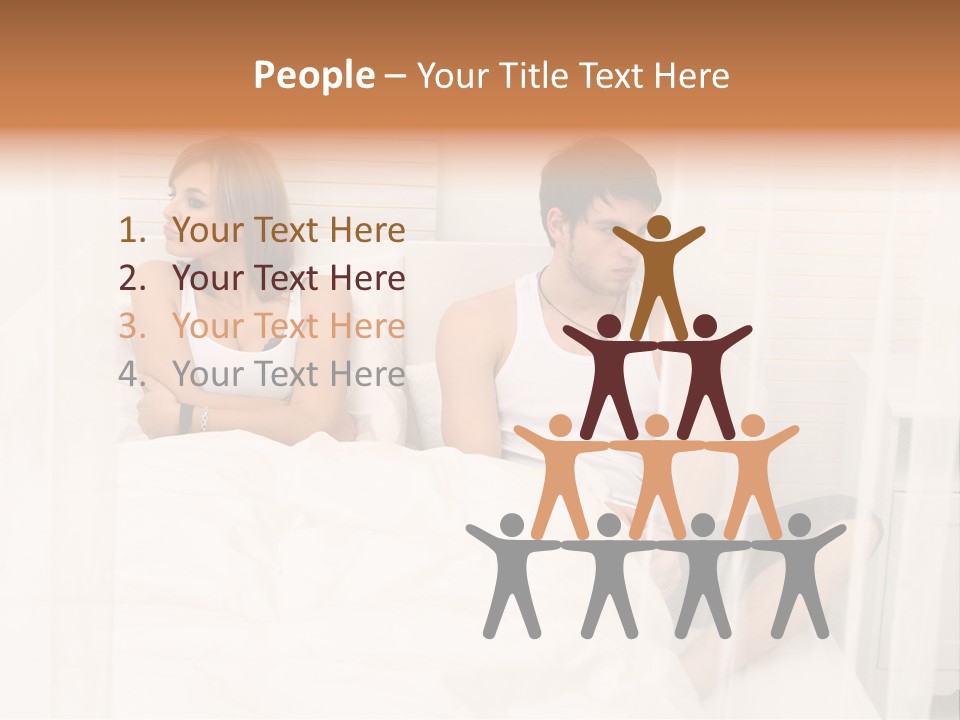 Cover Liegend Relationship PowerPoint Template