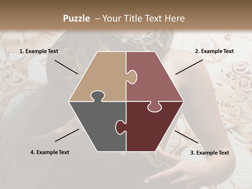 Caucasian Grace Pretty PowerPoint Template