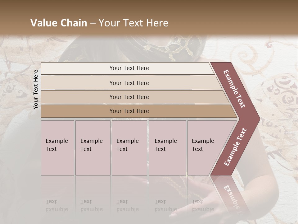 Caucasian Grace Pretty PowerPoint Template