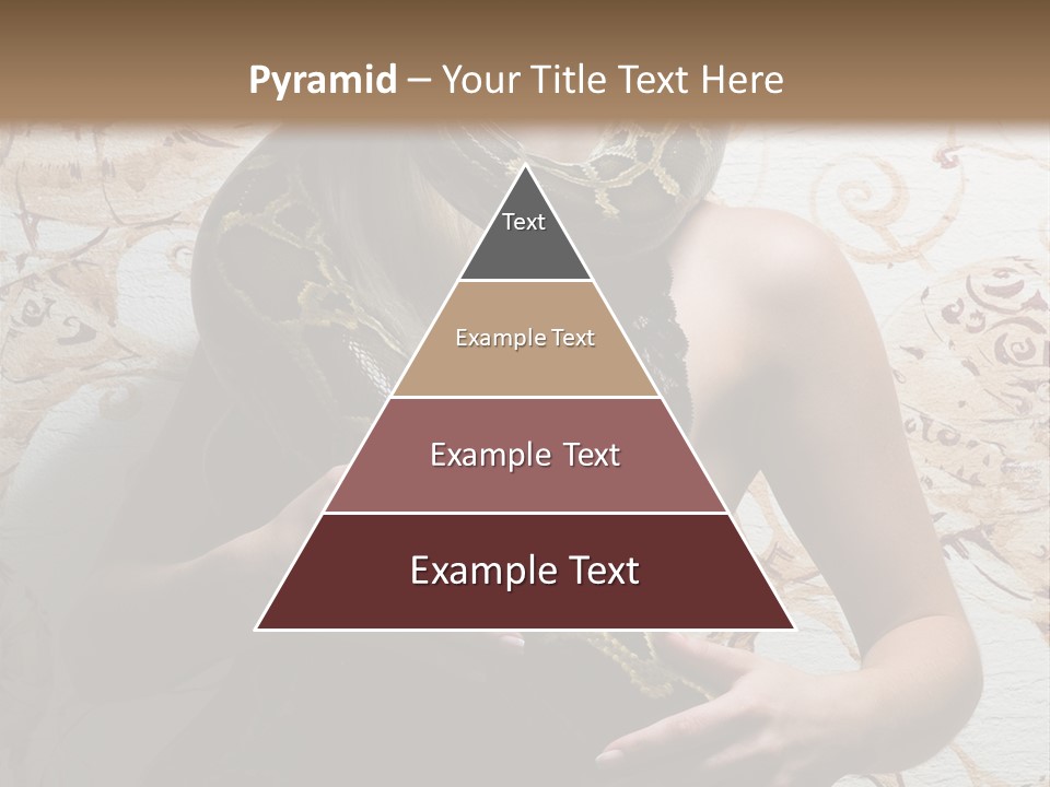 Caucasian Grace Pretty PowerPoint Template