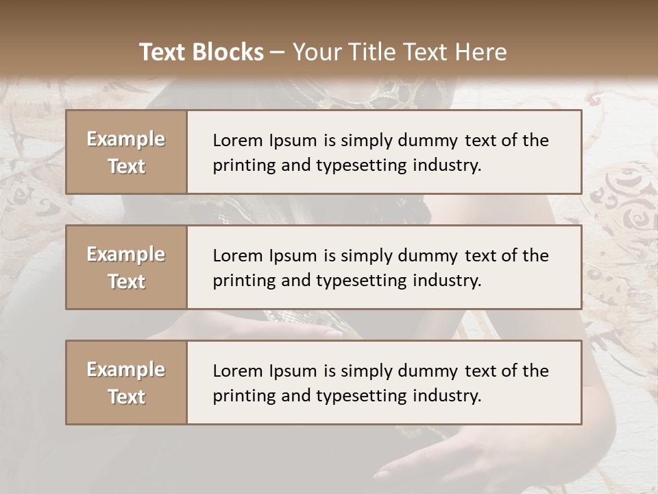 Caucasian Grace Pretty PowerPoint Template