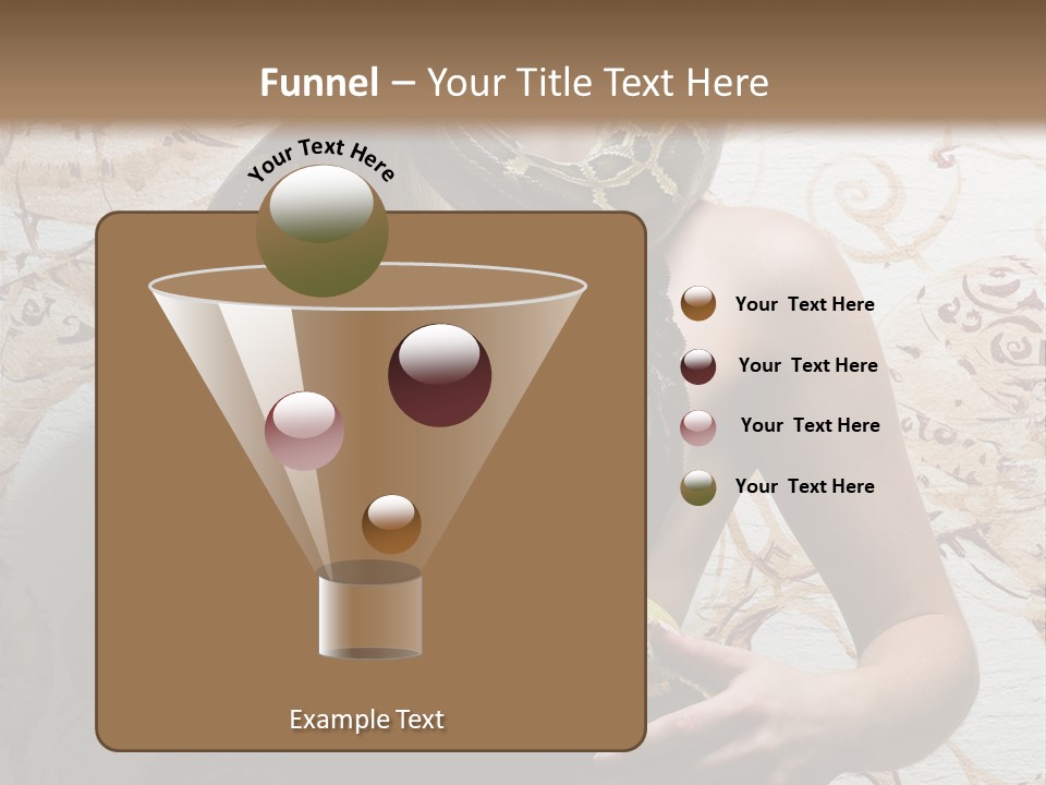 Caucasian Grace Pretty PowerPoint Template