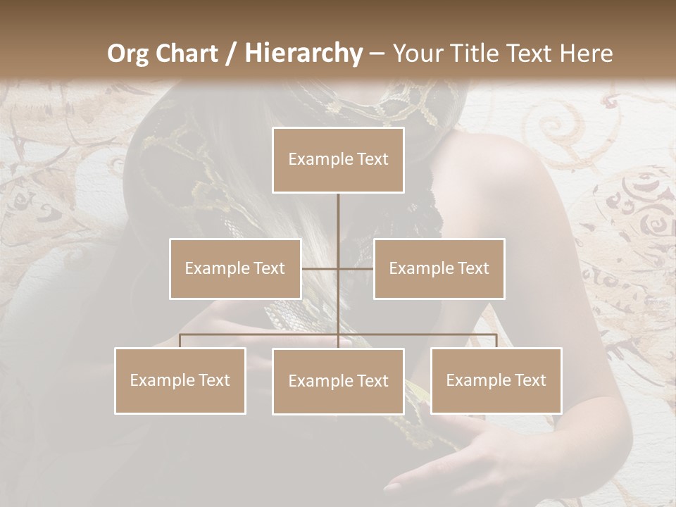 Caucasian Grace Pretty PowerPoint Template