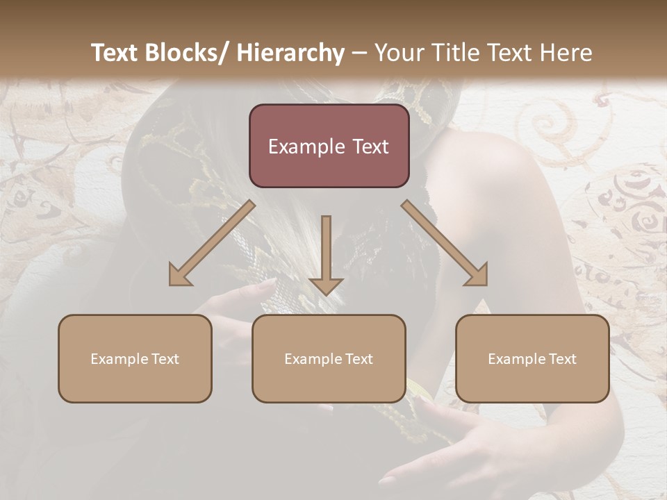 Caucasian Grace Pretty PowerPoint Template