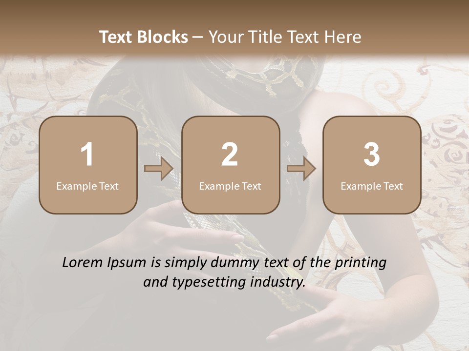 Caucasian Grace Pretty PowerPoint Template