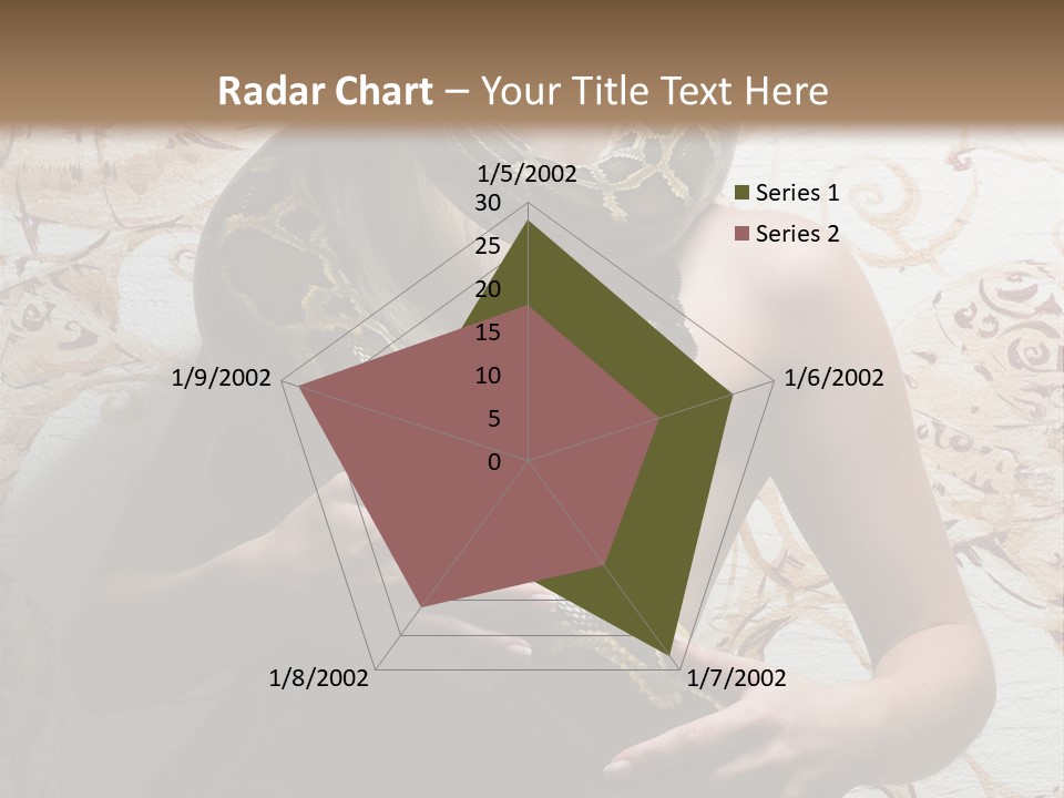 Caucasian Grace Pretty PowerPoint Template