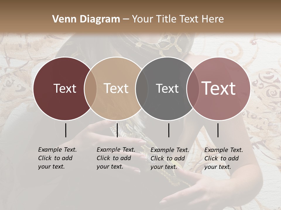 Caucasian Grace Pretty PowerPoint Template