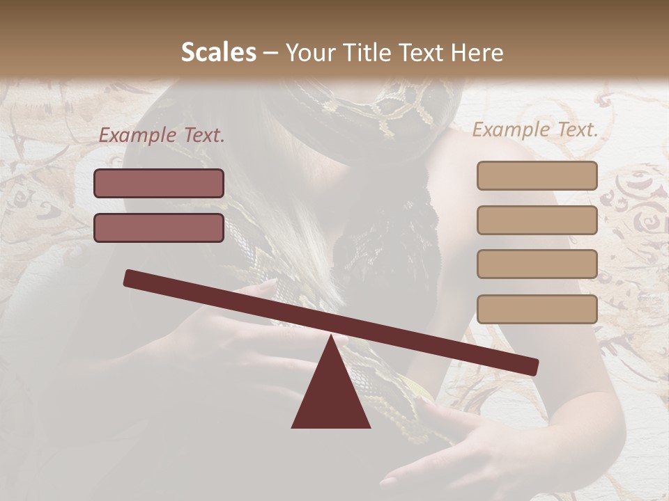 Caucasian Grace Pretty PowerPoint Template