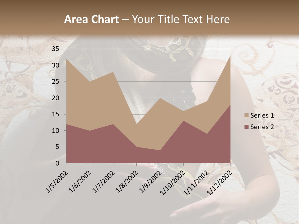 Caucasian Grace Pretty PowerPoint Template