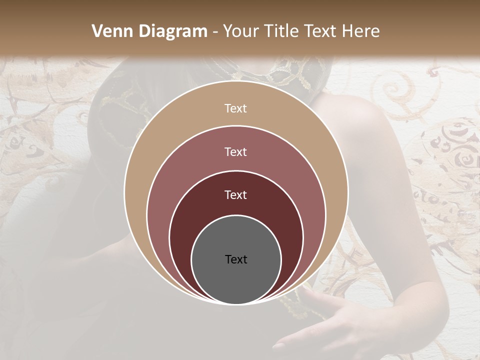 Caucasian Grace Pretty PowerPoint Template