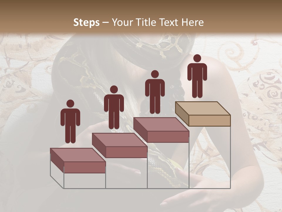 Caucasian Grace Pretty PowerPoint Template