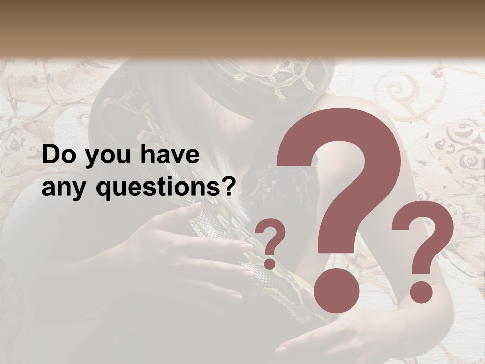 Caucasian Grace Pretty PowerPoint Template