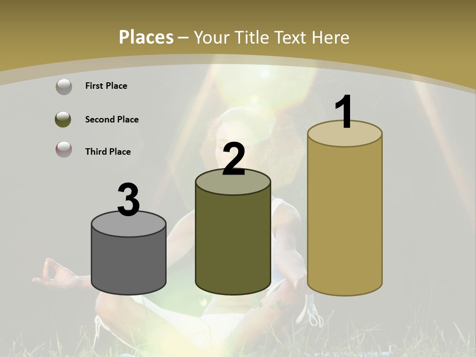Standing Relax Hands PowerPoint Template