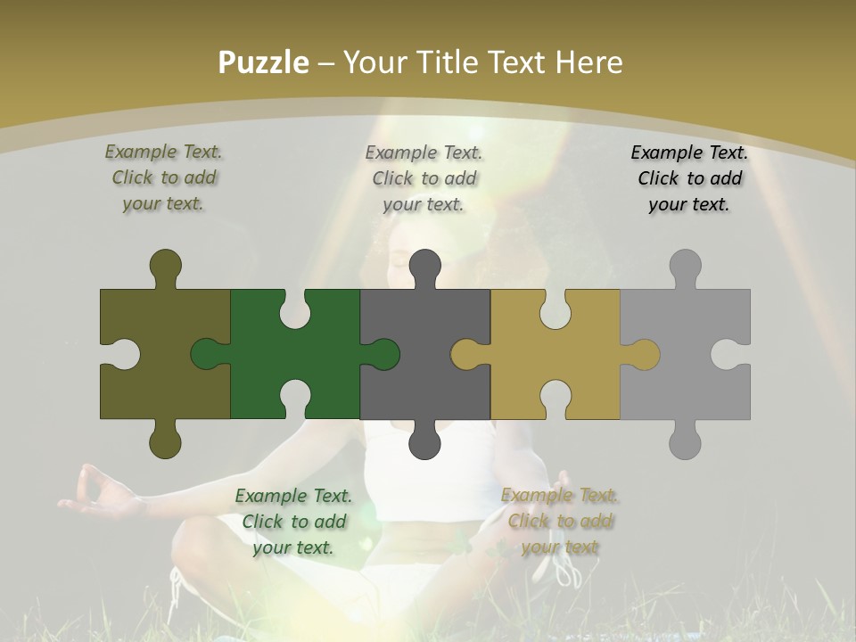 Standing Relax Hands PowerPoint Template