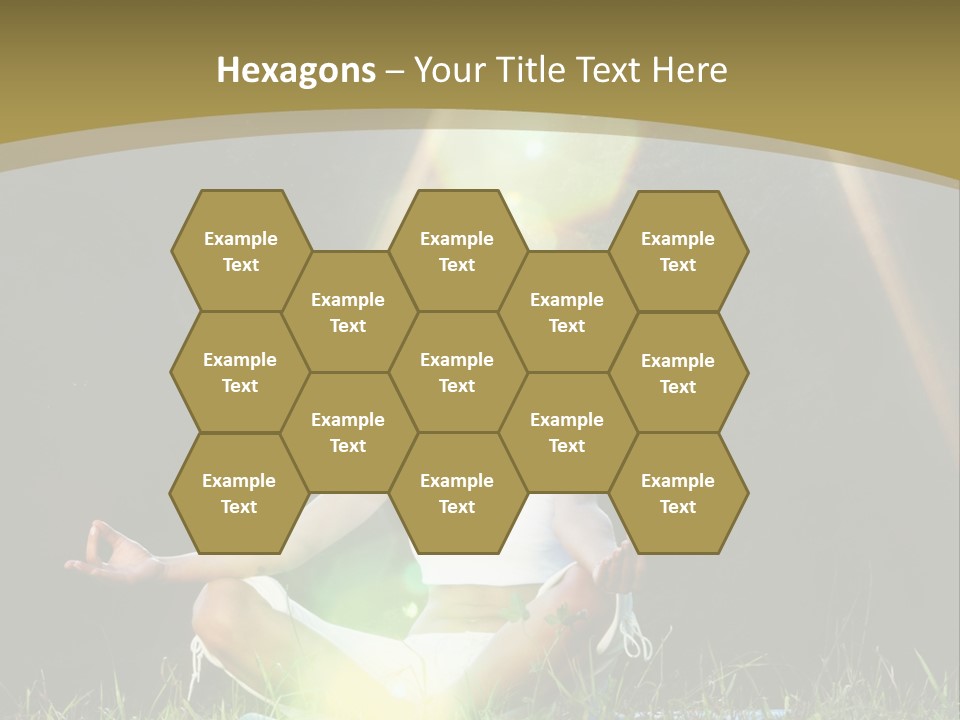 Standing Relax Hands PowerPoint Template