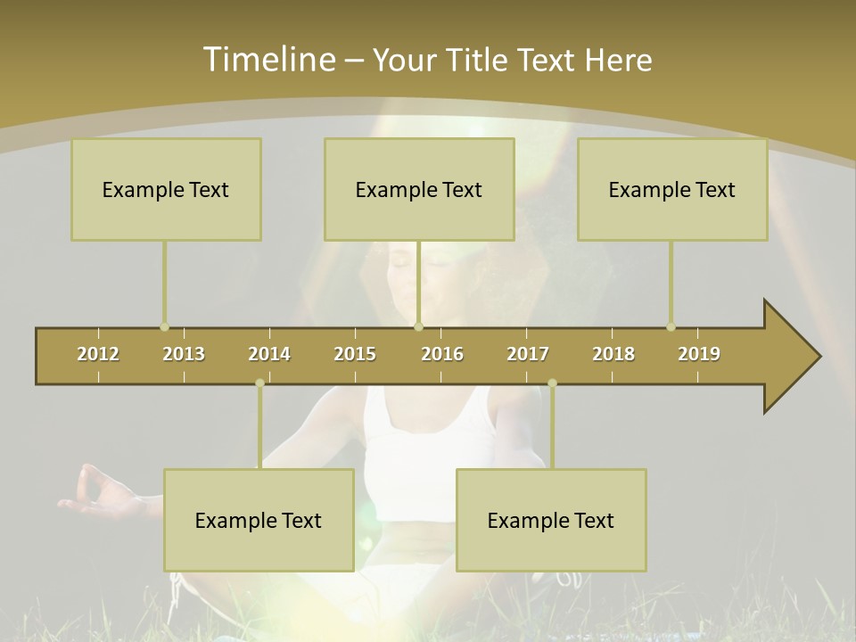 Standing Relax Hands PowerPoint Template