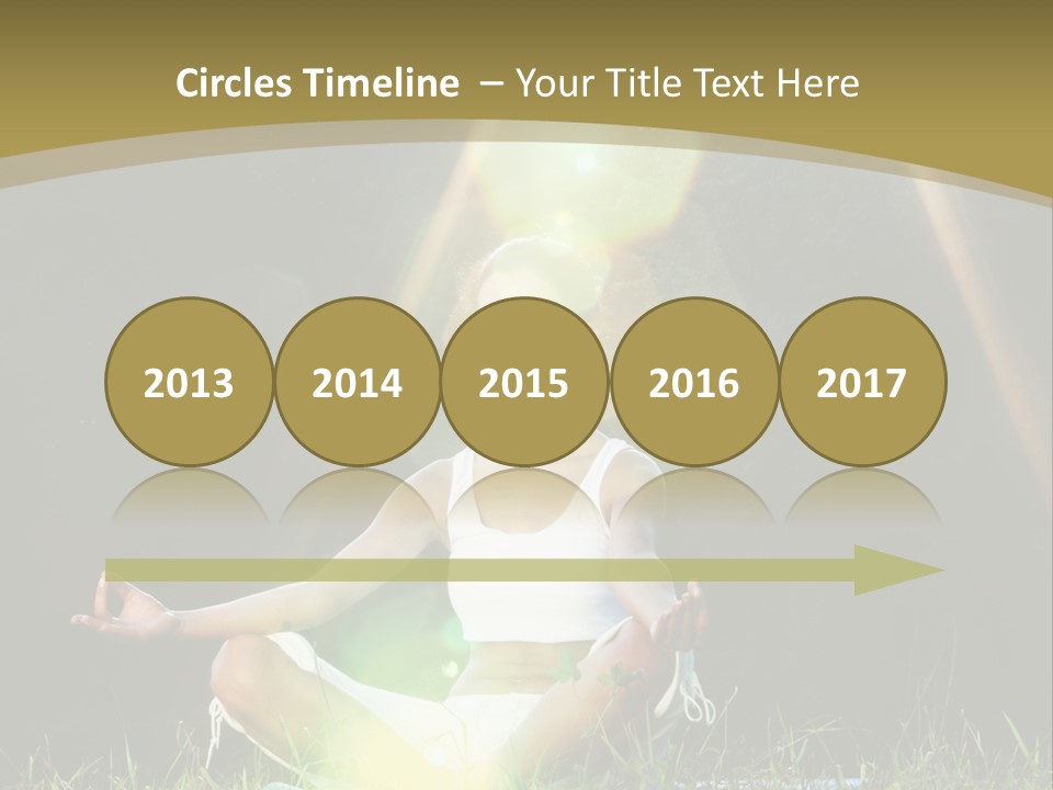 Standing Relax Hands PowerPoint Template