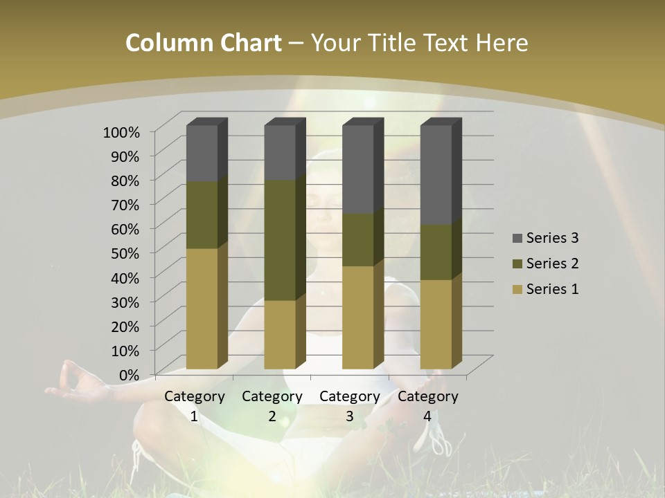 Standing Relax Hands PowerPoint Template