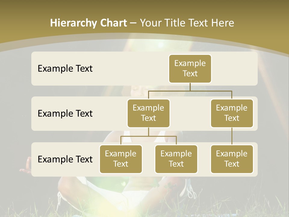 Standing Relax Hands PowerPoint Template