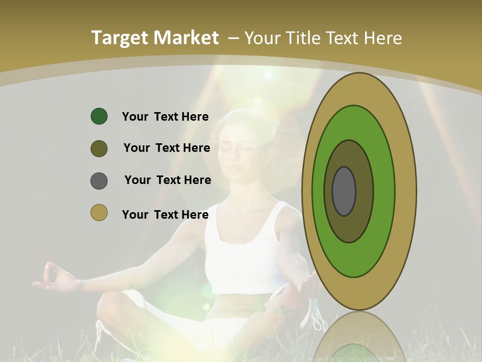 Standing Relax Hands PowerPoint Template