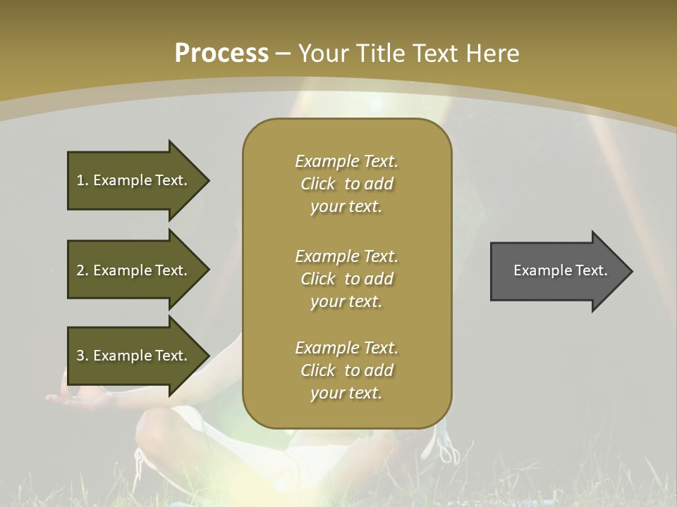 Standing Relax Hands PowerPoint Template