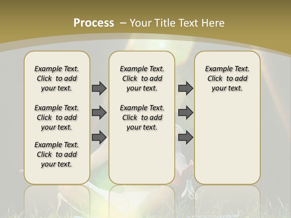 Standing Relax Hands PowerPoint Template