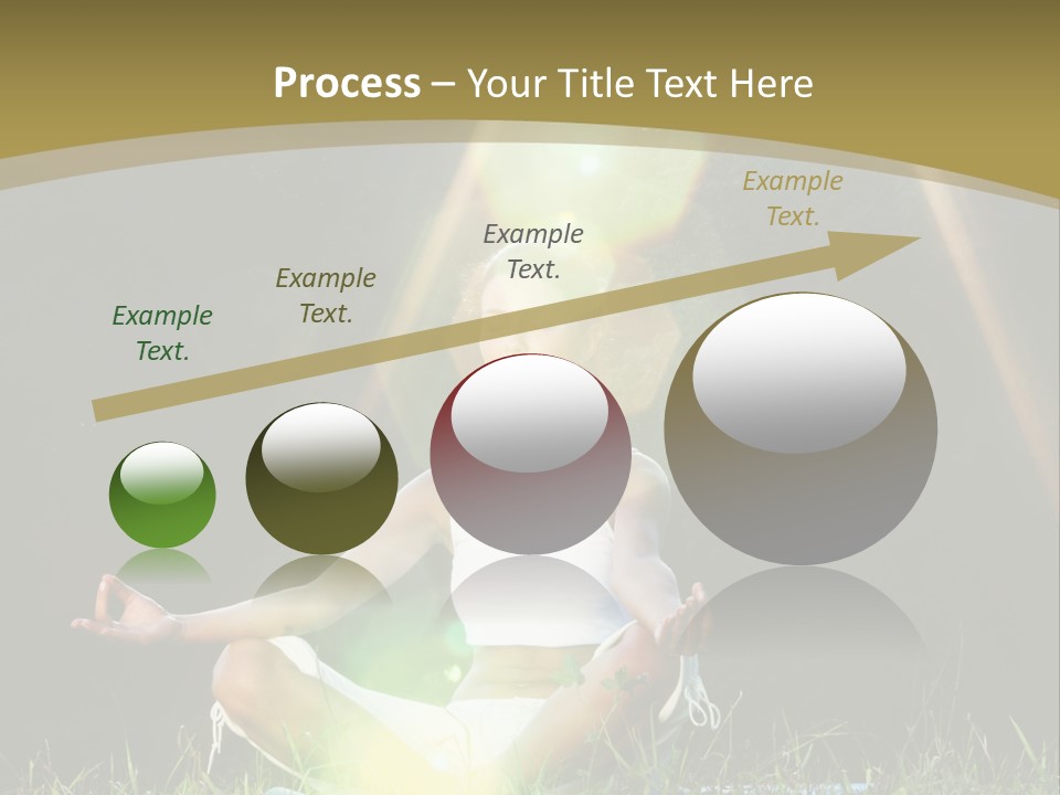 Standing Relax Hands PowerPoint Template