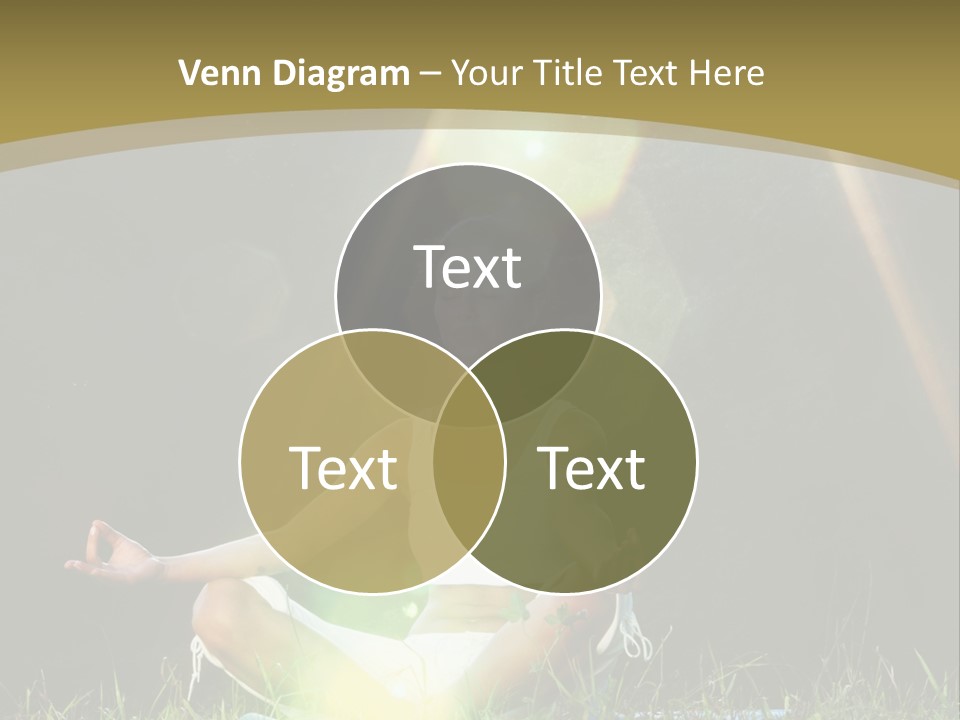 Standing Relax Hands PowerPoint Template