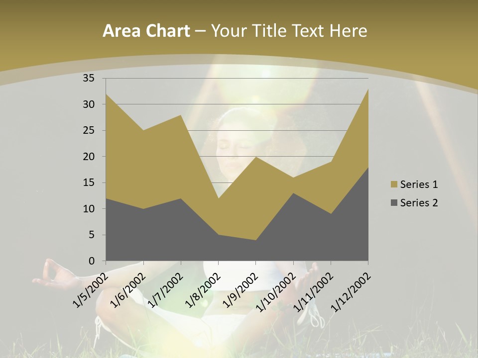 Standing Relax Hands PowerPoint Template