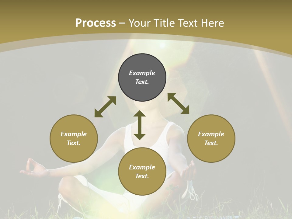 Standing Relax Hands PowerPoint Template
