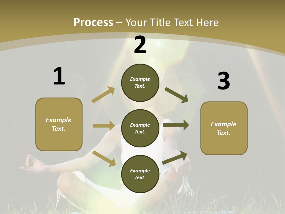 Standing Relax Hands PowerPoint Template