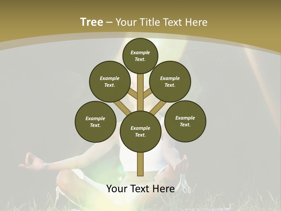 Standing Relax Hands PowerPoint Template