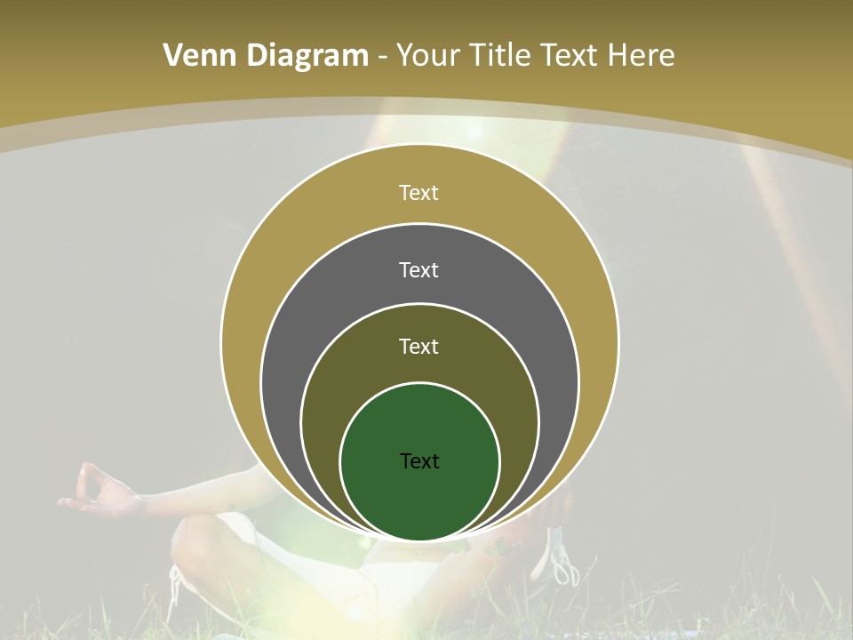 Standing Relax Hands PowerPoint Template