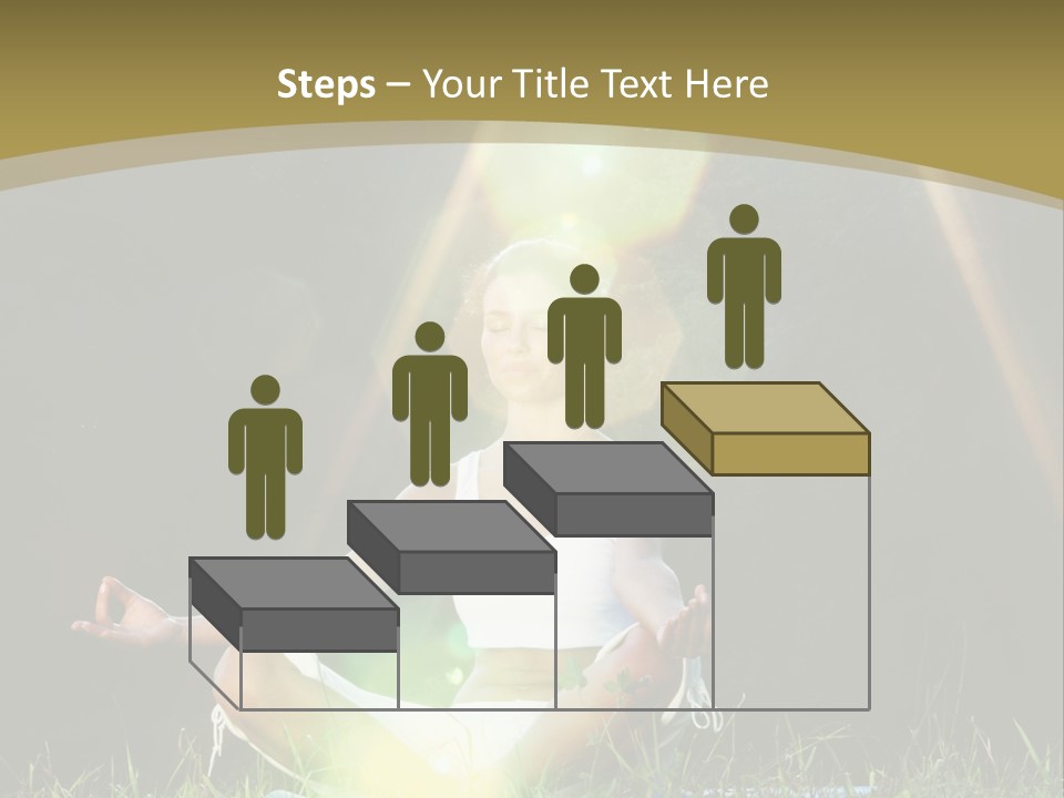 Standing Relax Hands PowerPoint Template