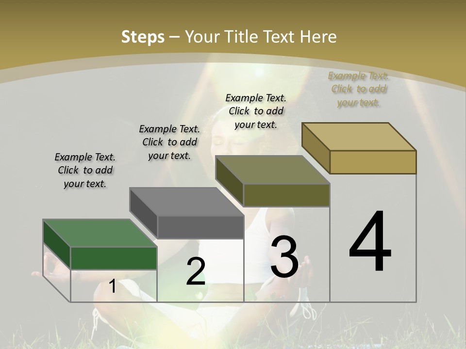Standing Relax Hands PowerPoint Template
