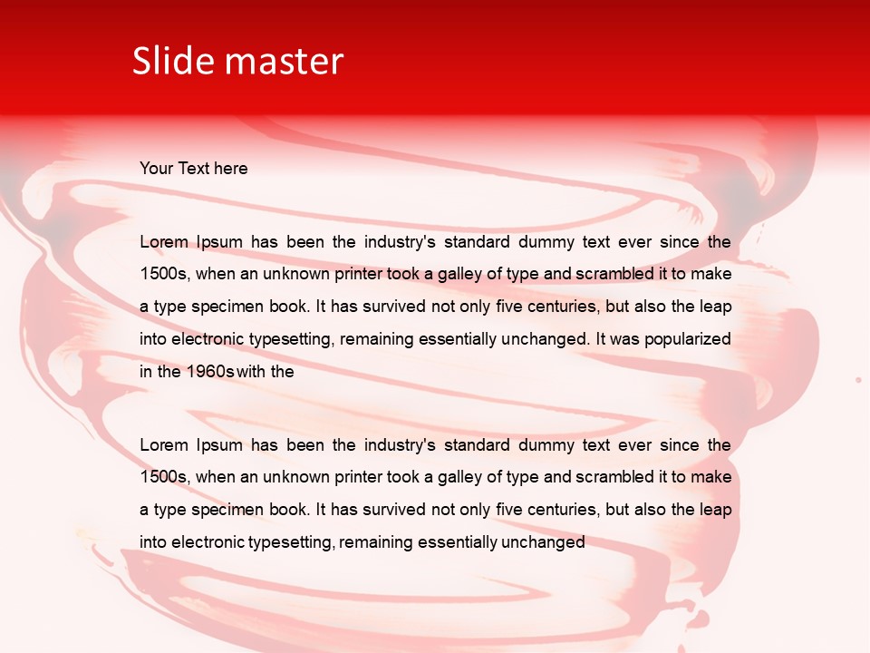 Nobody Dirty Paint PowerPoint Template