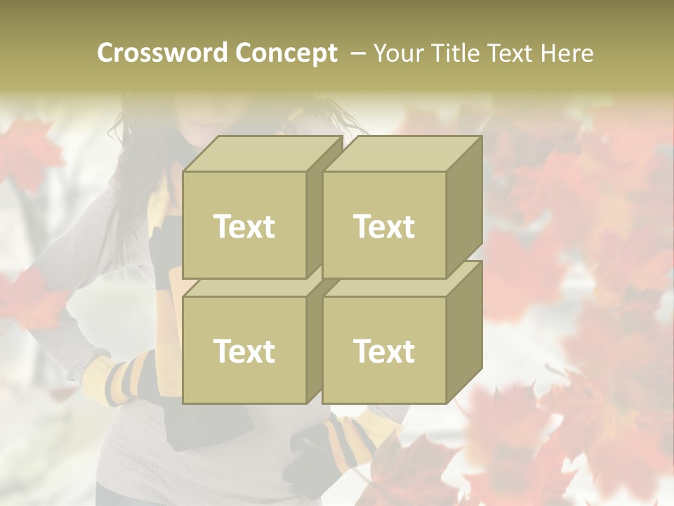 Hat Beauty Female PowerPoint Template