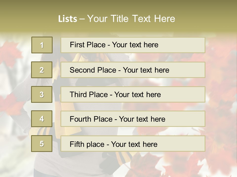 Hat Beauty Female PowerPoint Template