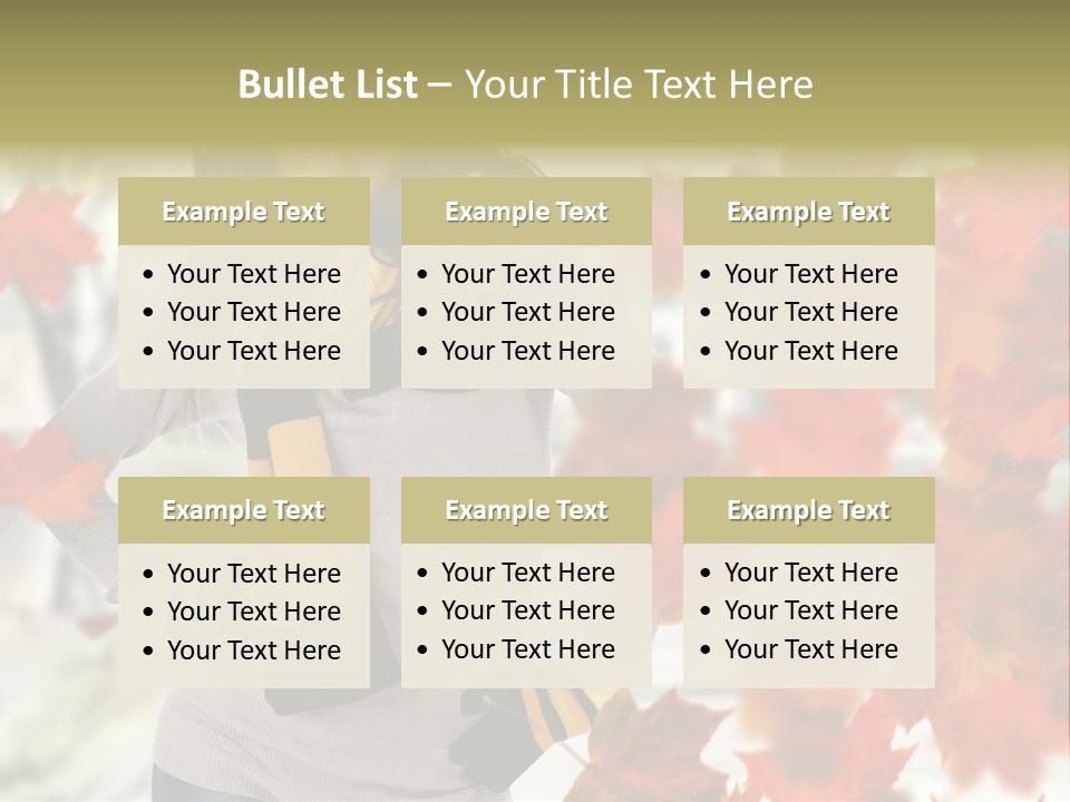 Hat Beauty Female PowerPoint Template