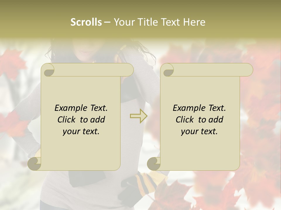 Hat Beauty Female PowerPoint Template