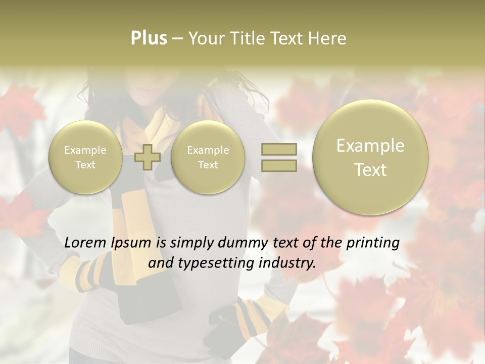 Hat Beauty Female PowerPoint Template