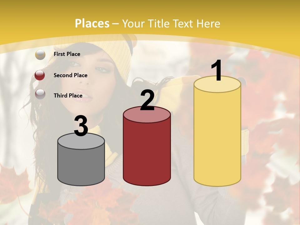 Face Model Season PowerPoint Template