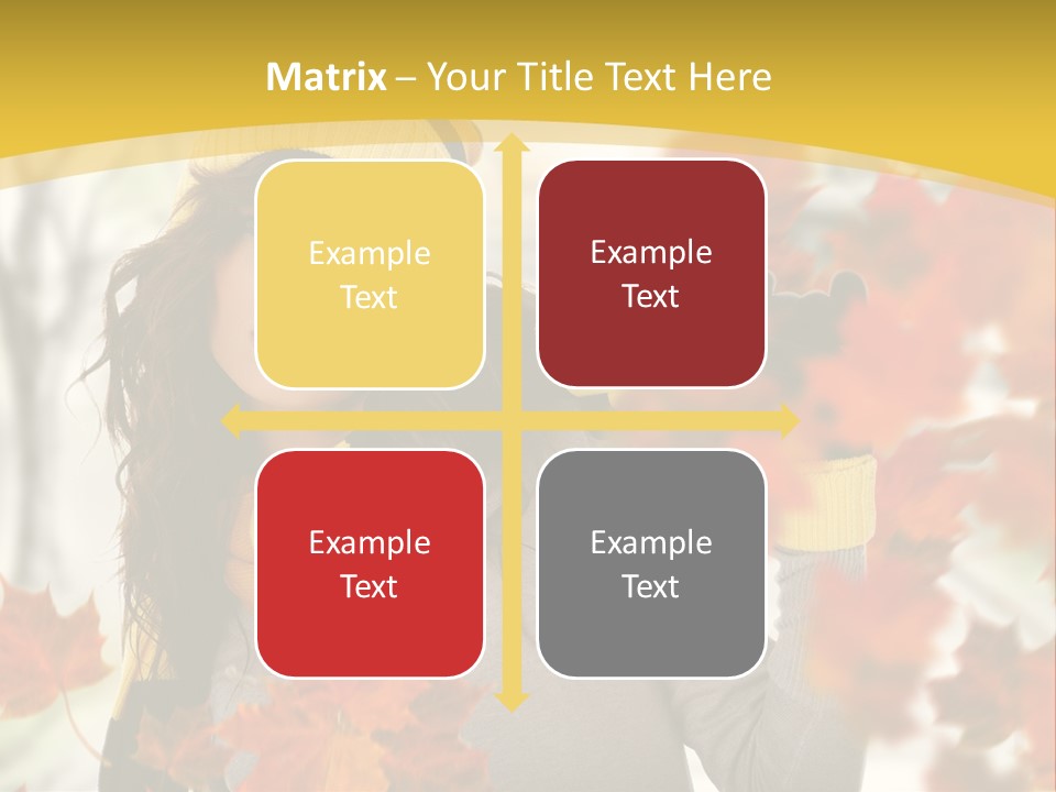 Face Model Season PowerPoint Template