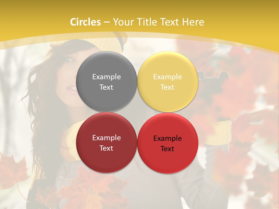 Face Model Season PowerPoint Template