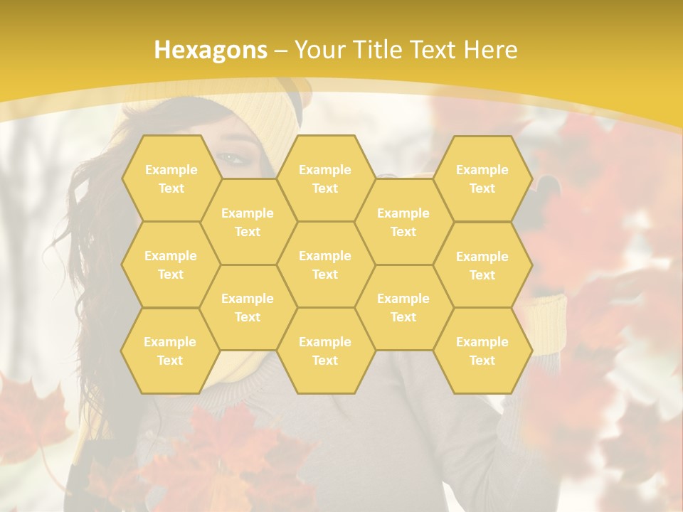 Face Model Season PowerPoint Template