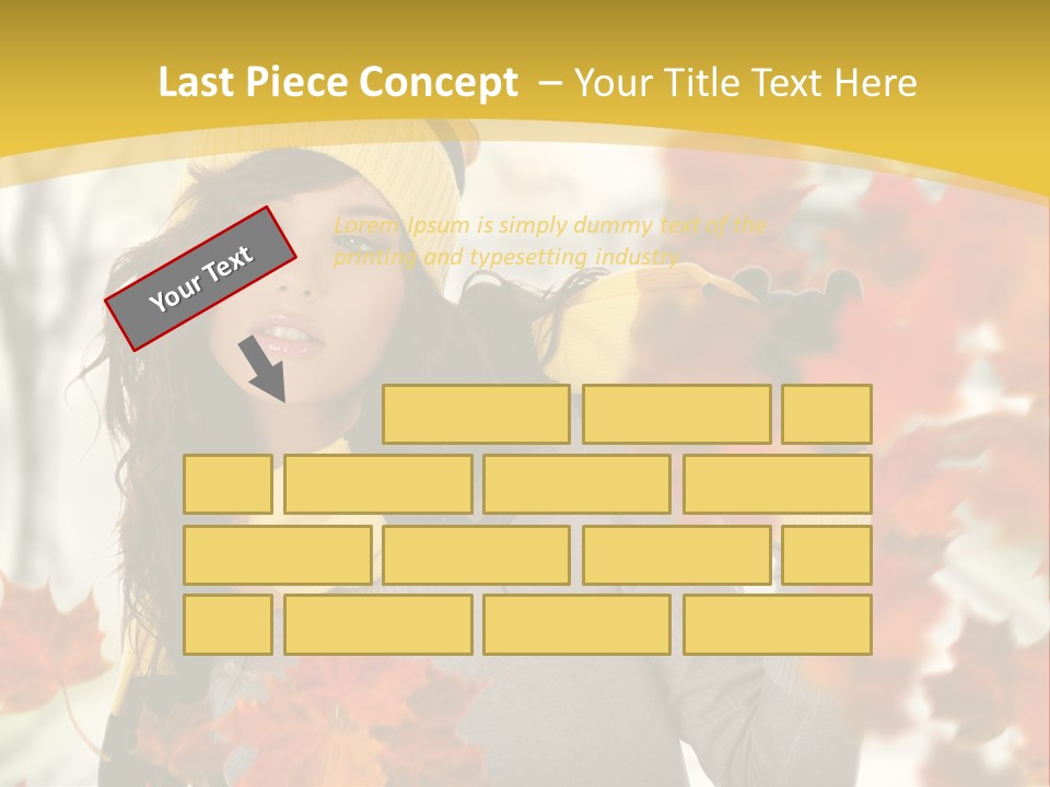 Face Model Season PowerPoint Template