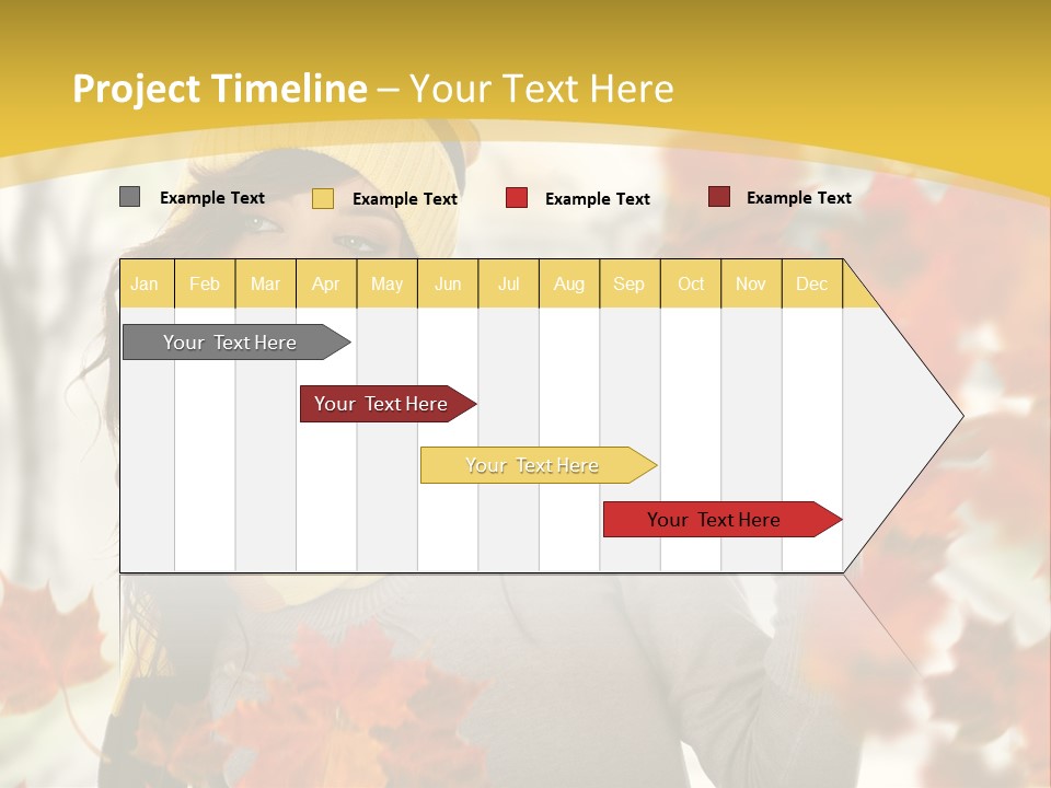 Face Model Season PowerPoint Template